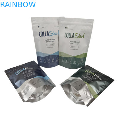 لوگو سفارشی پلاستیک ایستاده استایل آلومینیومی قهوه چای پودر پروتئین بسته بندی کیسه چاپ دیجیتال کیسه ضد بوی