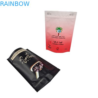 برچسب نامرئی چاپ شده طراحی سفارشی چاپ شده کیسه های ایستاده کیسه های آلومینیوم ورق زیپ کیسه های پلاستیکی