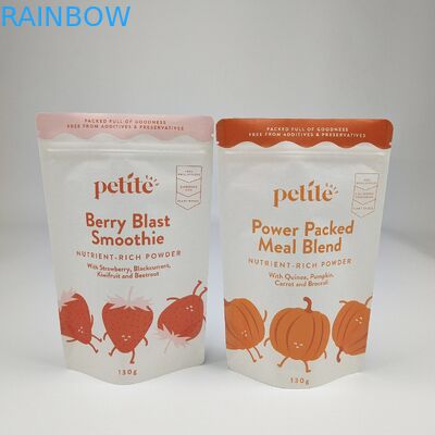 پاکت کاغذی کرفت سفید قهوه ای که می تواند بازیافت شود