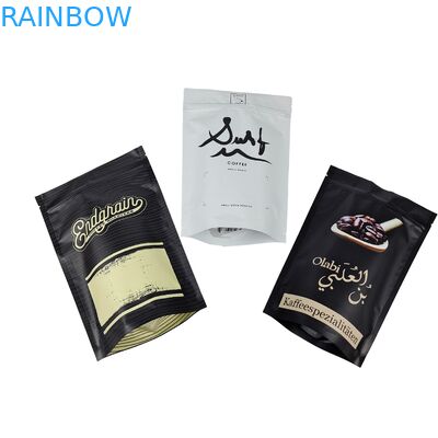 فروخته شده گرم فروش خوب کیفیت قابل استفاده مجدد آلومینیوم کیسه های قهوه Ziplock با لوگو چاپی سفارشی