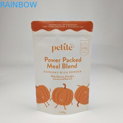 کارخانه عمده فروشی بسته بندی مواد غذایی قابل تجزیه بایولوژیکی کیسه ایستاده کیسه ضد بوی سیپ قفل کاغذ کرافت کیسه های ورق آلومینیومی