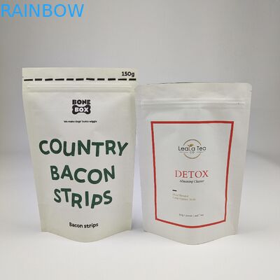 کارخانه عمده فروشی بسته بندی مواد غذایی قابل تجزیه بایولوژیکی کیسه ایستاده کیسه ضد بوی سیپ قفل کاغذ کرافت کیسه های ورق آلومینیومی