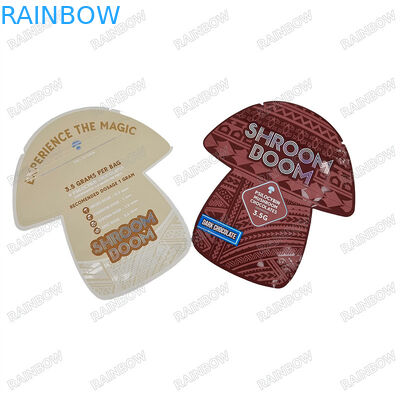 CMYK رنگ های پانتون 3.5g 7g 14g 28g کیسه های شکل ویژه با جو سازگار با محیط زیست برای چاپ گراف