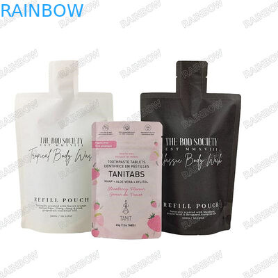 آب آشامیدنی کیسه پلاستیکی مایع بسته بندی پلاستیکی قابل استفاده مجدد کیسه غذا