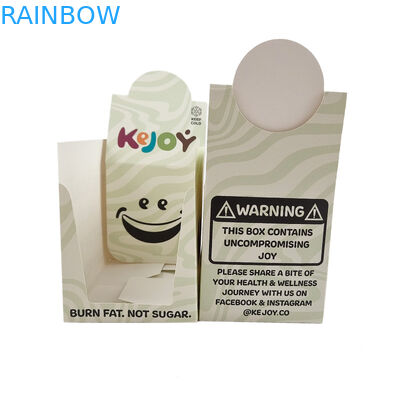 چاپ رنگ نقطه ای جعبه بسته بندی کاغذی برای مقدار سفارشی و چاپ CMYK