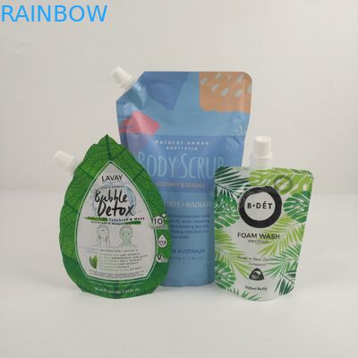 تا 10 رنگ بسته بندی شده کیسه های انعطاف پذیر اسپوت با گزینه های شکاف اشک