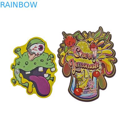 برش مرموز سفارشی فلزی با کیفیت بالا غیر منظم مهر و موم شکل های ویژه کوچک پلاستیکی زیپ مایلار کیسه های بسته بندی مواد غذایی