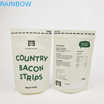 مواد دستگیره سفید و ایستاده در کیسه های هدیه شخصی