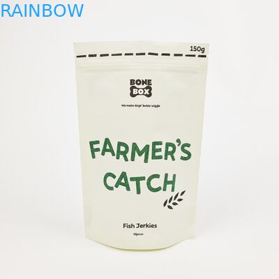 مواد دستگیره سفید و ایستاده در کیسه های هدیه شخصی