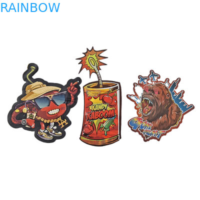 کیسه ورق زیپلاک 3.5g 7g 14g شکل ویژه بسته بندی سفارشی مواد غذایی ضد بوی کیسه مایلار