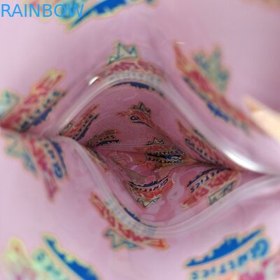 لوگو ماتی سفارشی بسته بندی مجدد پلاستیکی شکل کیف ضد بوی برش مرطوب 3.5 Mylar کیسه برای آب نبات