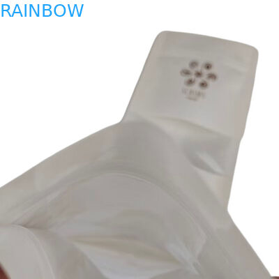 پنجره شفاف پلاستیکی کیسه های زپ ایستاده کیف ورق لایه دار چاپ دیجیتال