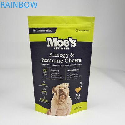 کوله بسته بندی مواد غذایی چاپ شده سفارشی ضد بوی سیپلاک کاغذهای کرافت با سیپ و پنجره