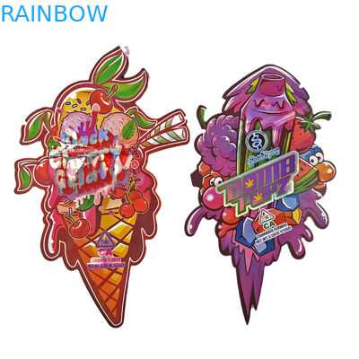 کیسه های غذایی چاپ شده سفارشی بسته بندی پلاستیکی بسته بندی پلاستیکی خاص با Ziplock 3.5g کیسه های میان وعده مایلار