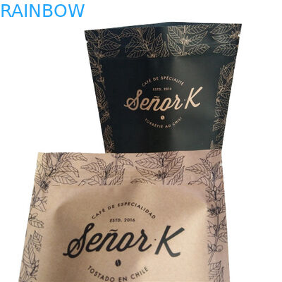 کیسه پایین مسطح بسته بندی مواد غذایی فیلم چاپ سفید ساده بالا پر کردن با شیر هوا