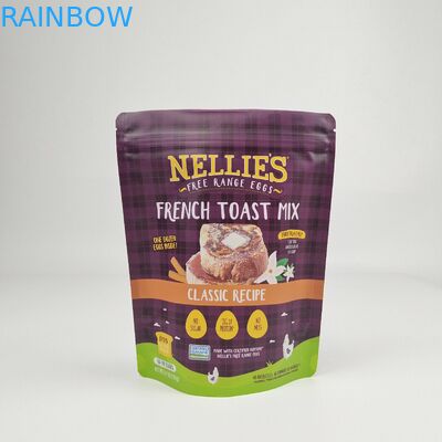 بسته سبز مته کیسه ایستاده / بسته بندی ورق آلومینیوم کیسه زیپ قفل / کیسه های غذایی ذخیره سازی مایلار