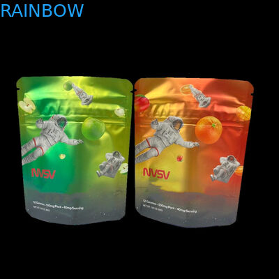 3.5 گرم کیسه های پلاستیکی بسته بندی برچسب سفارشی چاپی کوکی های CBD