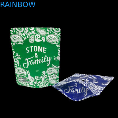 3.5 گرم کیسه های پلاستیکی بسته بندی برچسب سفارشی چاپی کوکی های CBD