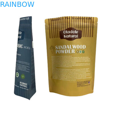 بسته بندی کیسه ی اسنک کاغذهای قهوه ای کرافت