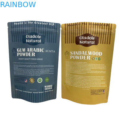 بسته بندی کیسه ی اسنک کاغذهای قهوه ای کرافت