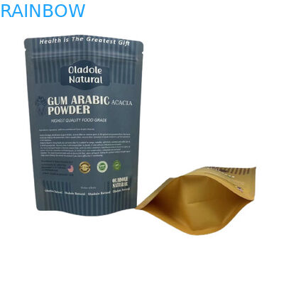 بسته بندی کیسه ی اسنک کاغذهای قهوه ای کرافت