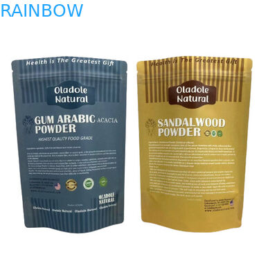 بسته بندی کیسه ی اسنک کاغذهای قهوه ای کرافت