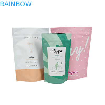 کوله زپ ایستاده اندازه مناسب برای بسته های نمونه لوازم آرایشی