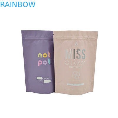 کوله زپ ایستاده اندازه مناسب برای بسته های نمونه لوازم آرایشی