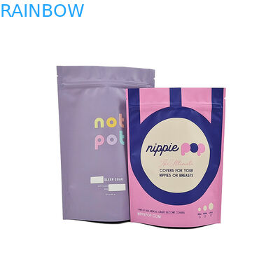 کوله زپ ایستاده اندازه مناسب برای بسته های نمونه لوازم آرایشی