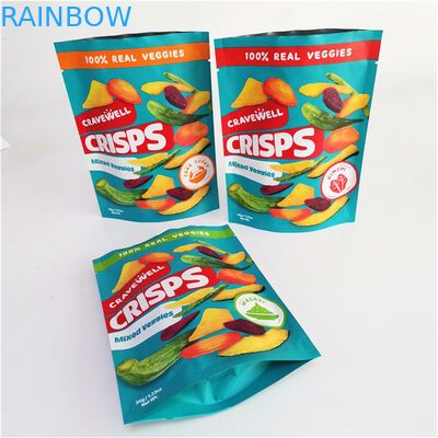 چاپ دیجیتالی سفارشی Ziplock مواد غذایی بسته بندی بایستید