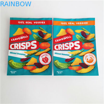 چاپ دیجیتالی سفارشی Ziplock مواد غذایی بسته بندی بایستید