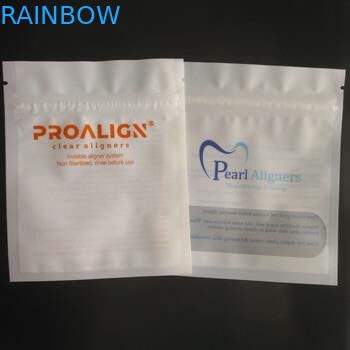 عمده فروشی قابل بازیافت سه طرف بسته بندی مهر و موم Mylar دندان تراز کننده برای مراقبت از دندان با زیپ