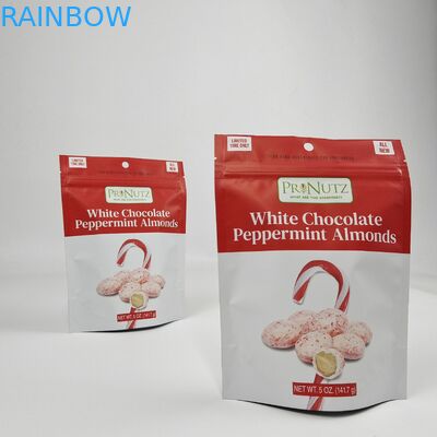 جعبه زپ پلاستیکی یخ زده ضد بوی ضد رطوبت ضد رطوبت کم مقدار چاپ دیجیتال چاپ شده