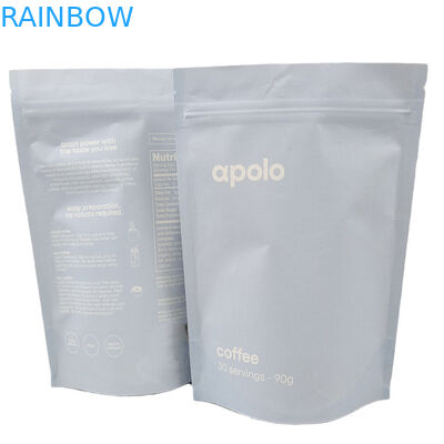 فروش داغ cuCstom چاپ شده پاکت کاغذ کرافت سازگار با محیط زیست برای پودر پروتئین قهوه