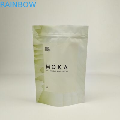 برچسب خصوصی اسپا طبیعی حمام نمک بسته بندی کیسه سفارشی دیجیتال چاپ ایستاده Ziplock کیسه مایلار برای بدن پاکت