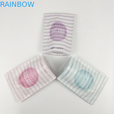 چاپ دیجیتالی سفارشی کیف کاغذ کرفت بایستید Ziplock کیسه های ورق آلومینیومی برای بسته بندی بدن قهوه Scrub