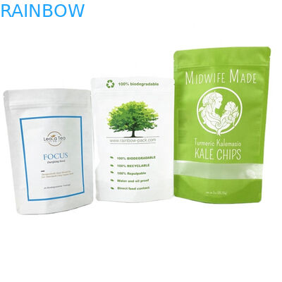 کیسه کاغذی کرفت زیست فرسایش پذیر سازگار با محیط زیست کیسه ی زیپ قفل کیسه ای بسته بندی مواد غذایی کیسه کاغذی با پنجره