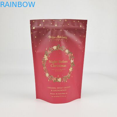 بازیافت زپ قفل ایستاده کیسه ورق آلومینیوم بدن پاک کن لذت بردن از حمام اسپا خیس شدن آب دریا نمک رطوبت ضد پلاستیکی بسته بندی