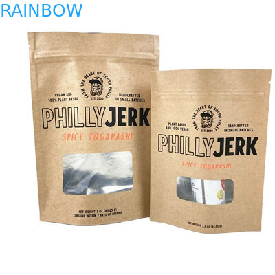 کیسه های کاغذی کرافت برای مواد غذایی پودر انگو مواد غذایی جوانه های کوکی مواد غذایی حیوانات خانگی چای سازگار با محیط زیست