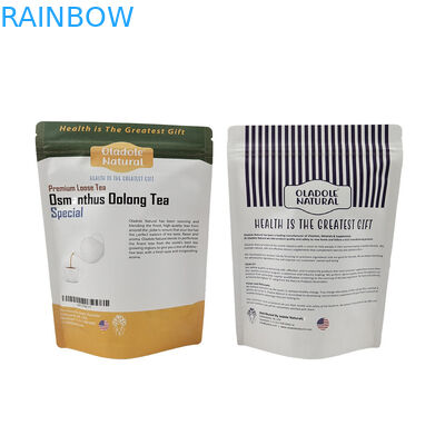 کم MOQ ایستاده قابل باز کردن زپ کرافت کیف کاغذی سفارشی بیوتراژ قابل باز کردن کیسه های مایلار برای حیوانات خانگی