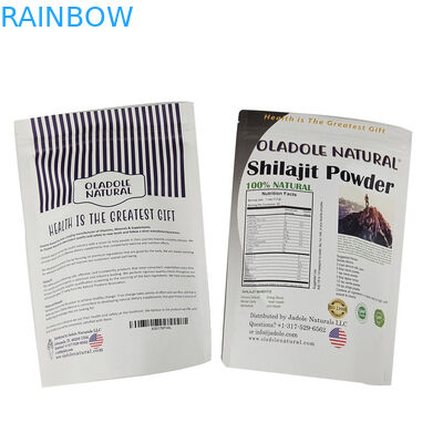 کیسه های کاغذی کرفت سفید ضد بوی سفارشی برای جوجه های کوکی مواد غذایی پودر چای غذای حیوانات خانگی کیسه بسته بندی زیست فرسوده