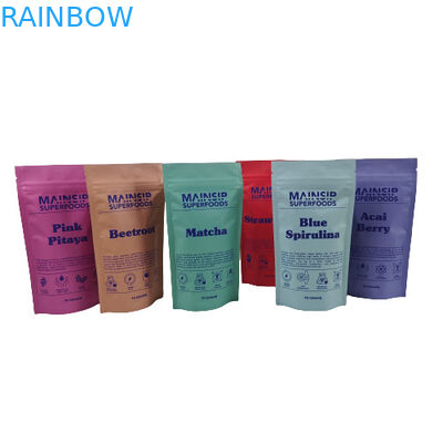 کیسه های بسته بندی کوکی ضد بوی سفارشی با قفل زیپ قابل باز کردن کیسه های پلاستیکی با ورق آلومینیوم