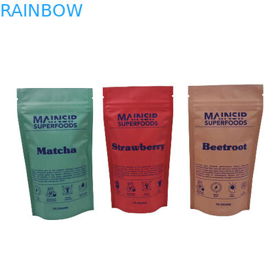 کیسه های بسته بندی کوکی ضد بوی سفارشی با قفل زیپ قابل باز کردن کیسه های پلاستیکی با ورق آلومینیوم