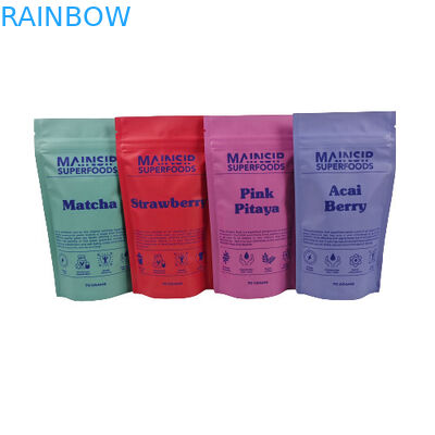 کیسه بسته بندی پودر کاکائو گرم چاپی دیجیتالی کیسه های پلاستیکی پودر قهوه با قفل زیپ قابل باز کردن