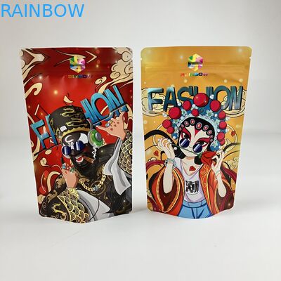 کوله های مایلار چاپی دیجیتالی ماتی VMPET ضدبو زپ کیف CMYK کیسه پانتون 250g