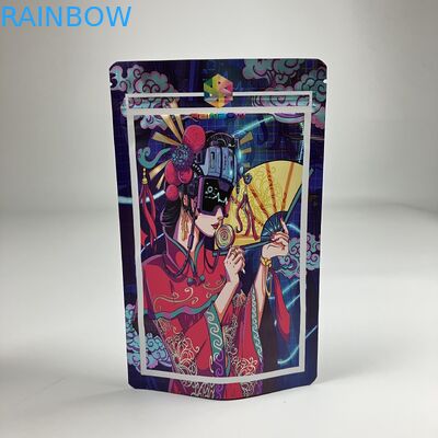 کوله های مایلار چاپی دیجیتالی ماتی VMPET ضدبو زپ کیف CMYK کیسه پانتون 250g