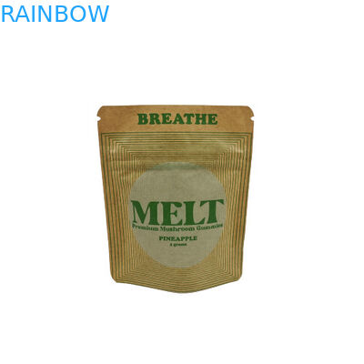 کیف ایستاده سفارشی بسته بندی زیست تخریب پذیر سازگار با محیط زیست کیف ایستاده زیبایی Kraft