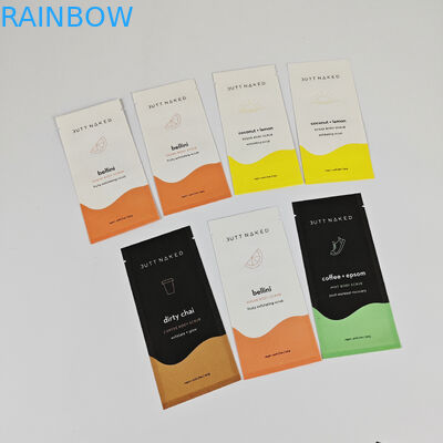 مواد PLA کیسه Kraft زیست تخریب پذیر با ورق بسته بندی کیسه های غذایی کیسه های نمونه کوچک