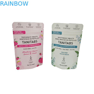 کیسه کرفت قابل کمپوست با زیپ قابل باز کردن برای بسته پودر آرایشی