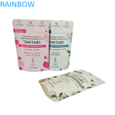 کیسه کرفت قابل کمپوست با زیپ قابل باز کردن برای بسته پودر آرایشی